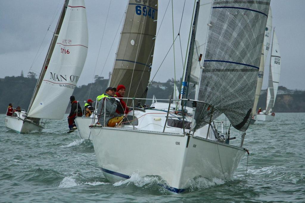  - Safety at Sea, SSANZ Two Handed Triple Series, July 12, 2014 © Richard Gladwell www.photosport.co.nz